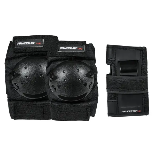 Powerslide One Barn Skyddsset (XXS - Svart)