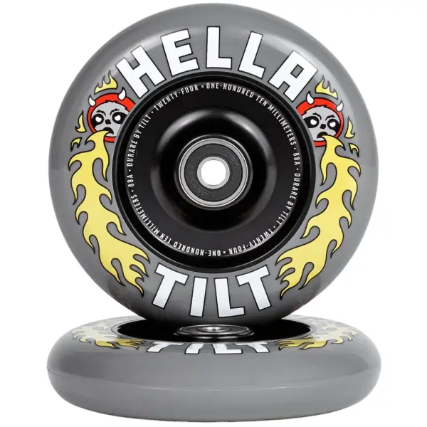 Tilt x Hella Rage Sparkcykel Hjul 2-Pack (110mm - Grå)