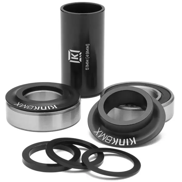 Kink Mid Vevlager BMX (19mm - Matte Black)