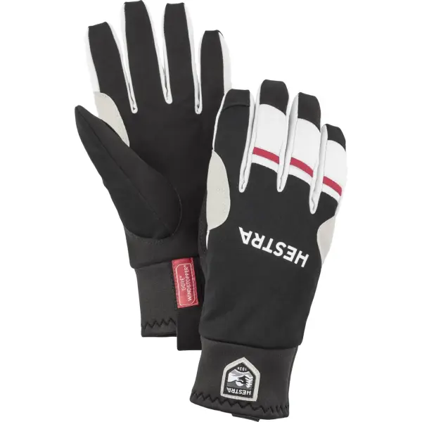 Längdskidhandskar Hestra Windstopper Race Tracker (6 - Svart)