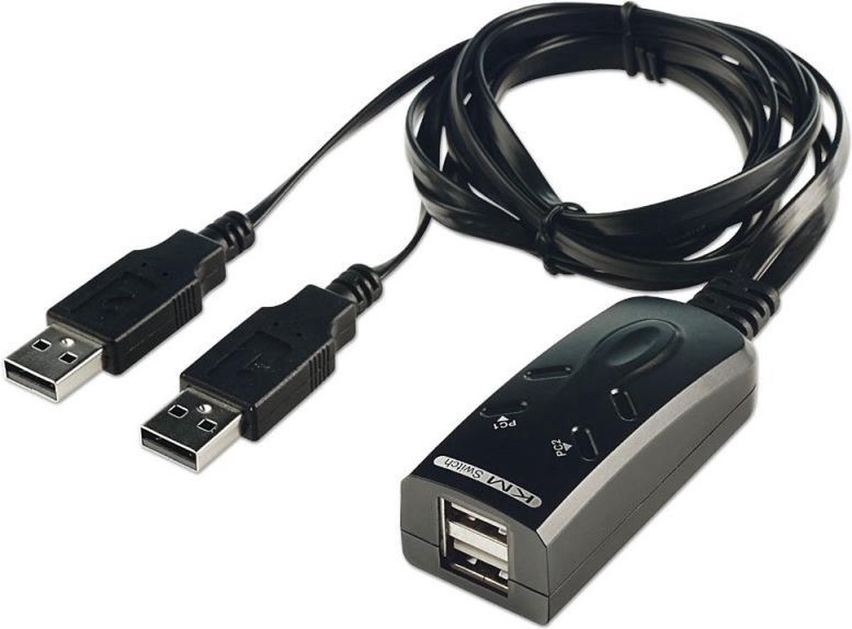 Lindy Switch Km Tastiera Mouse USB Per 2 Computer 32165