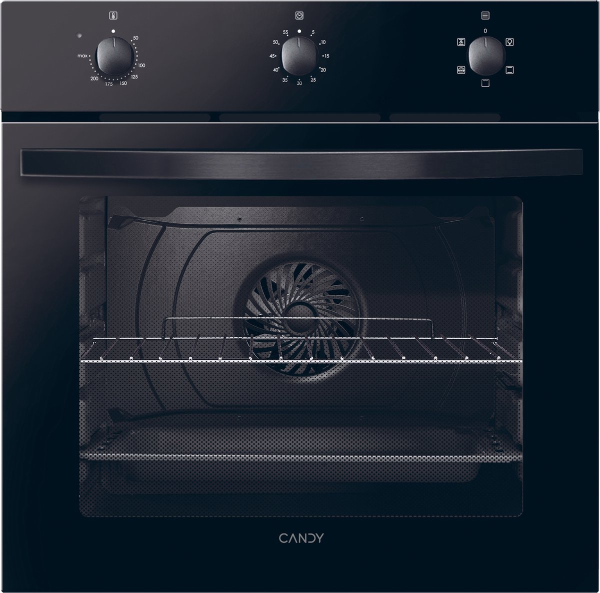 Candy Forno Ventilato Idea 3 Manopole Nero 65l 33704377