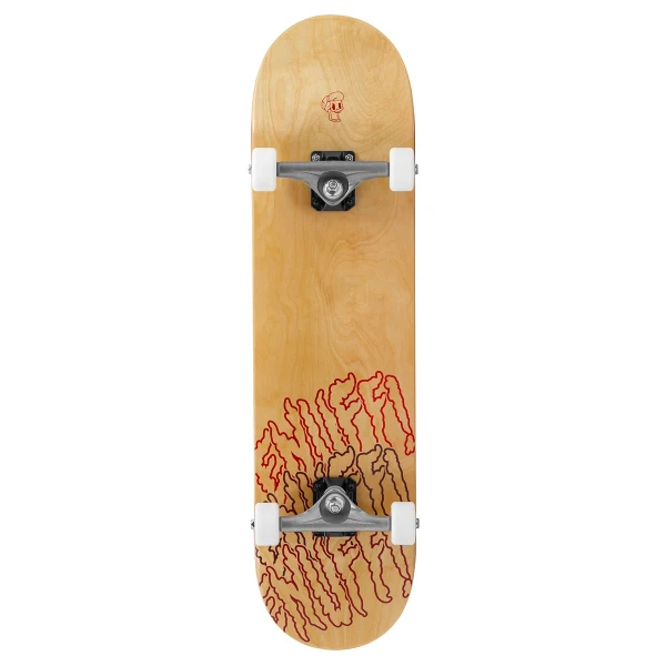 Skateboard Komplett Enuff Three Tier Reloaded (8" - Natural)