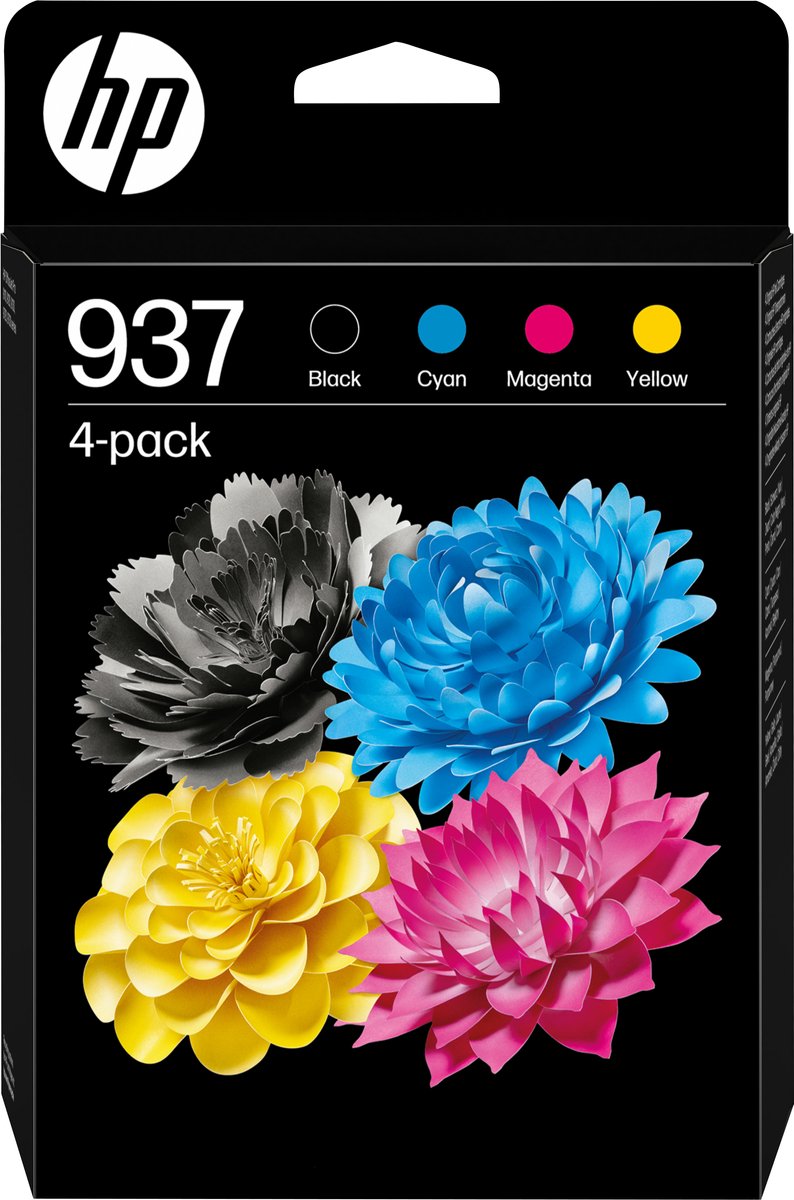 Hp 937 Cmyk Cartuccia Originale 6C400NE#LS1