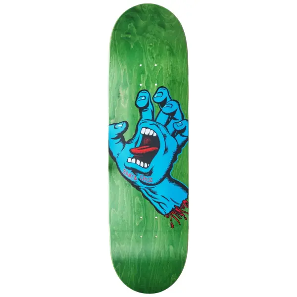 Skateboard Deck Santa Cruz Screaming Hand (8.8" - Grön/Svart/Blå)