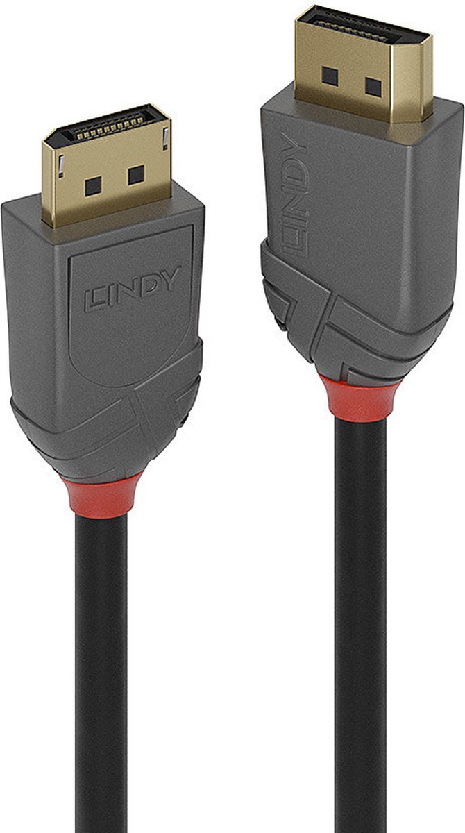 Lindy Cavo Displayport 1.2 Anthra 10m 36486