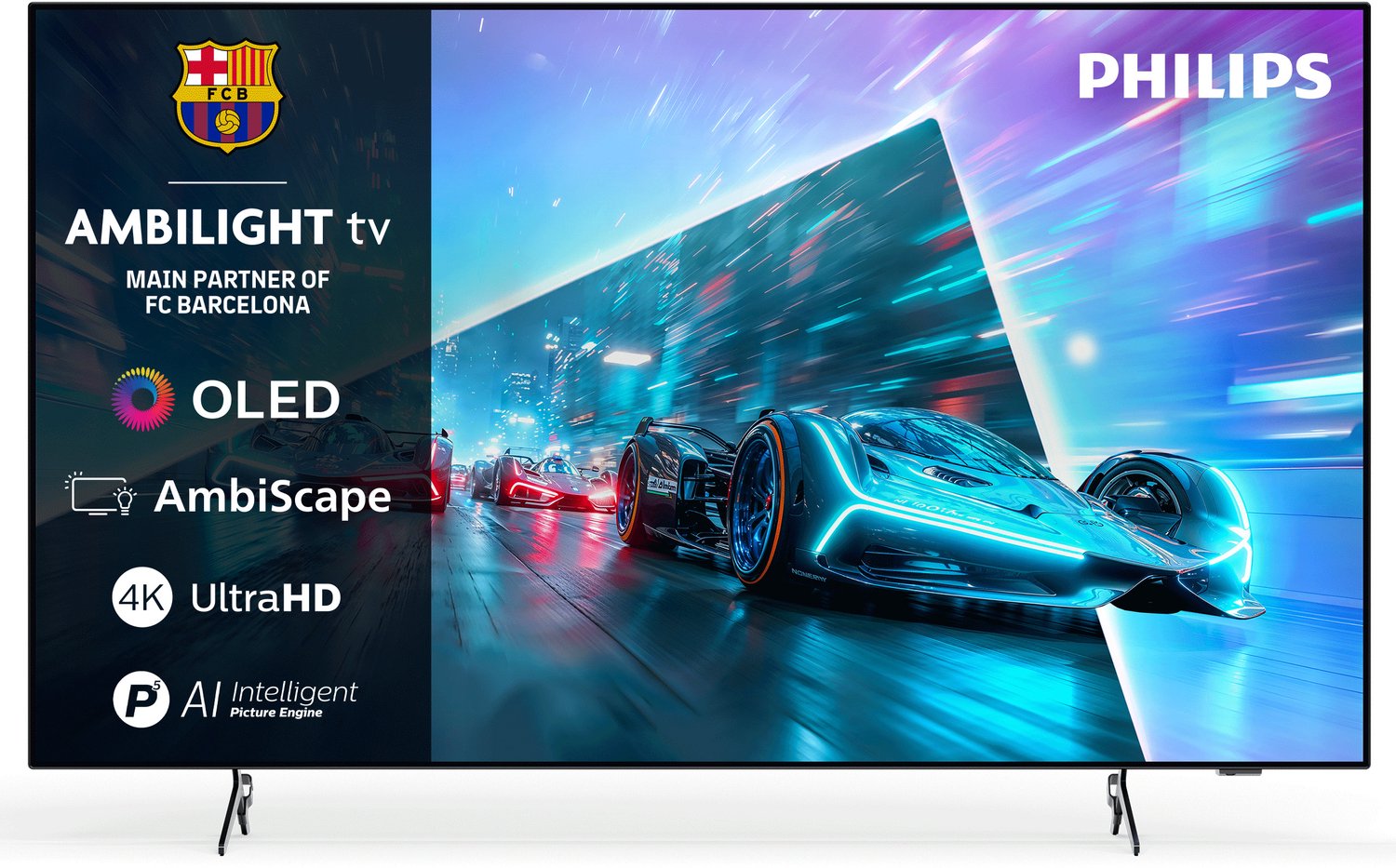 Philips 55 Ultra HD OLED 4K TV Smart Ambilight Titan Os 55OLED761/12