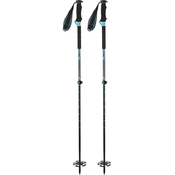 Skidstavar K2 Lockjaw Carbon (90cm-130cm - Svart/Blå)