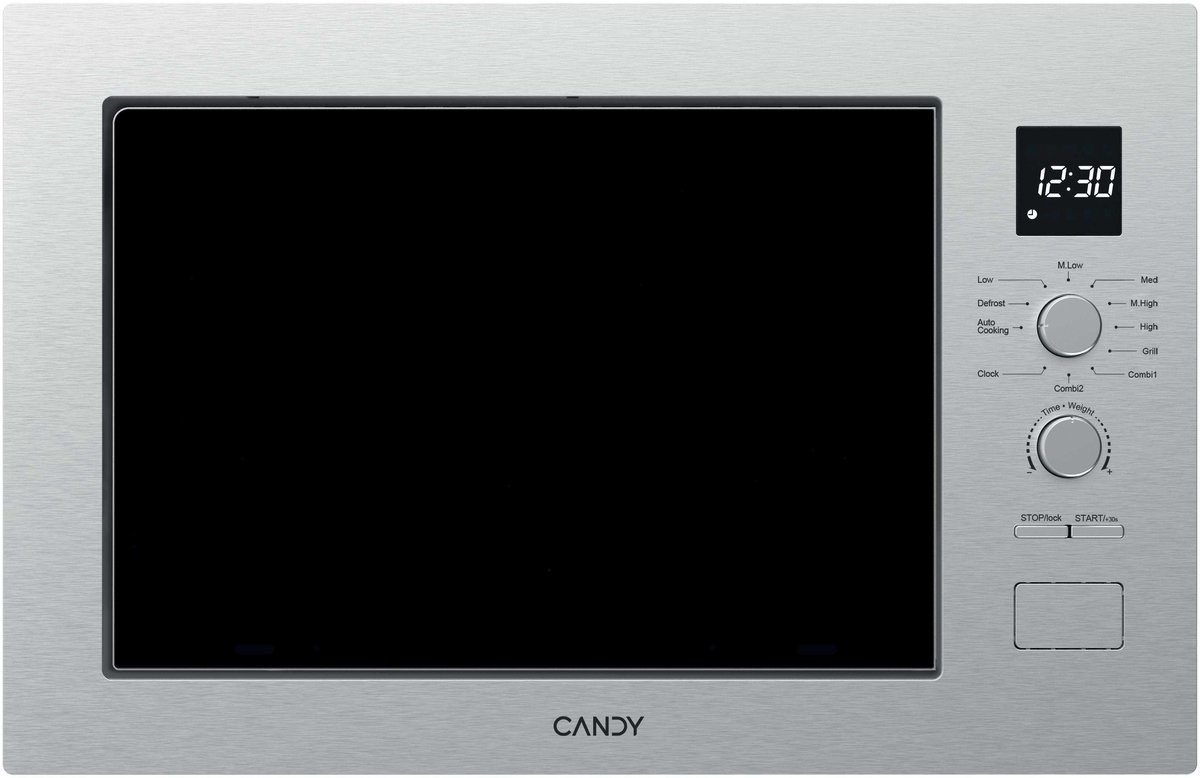 Candy Microonde Incasso 25lt Con Grill Controllo Elettronico 850w Inox 38900833