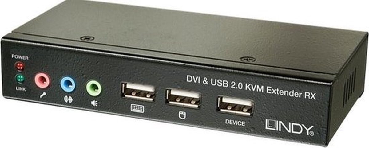 Lindy Extender Kvm CAT.6 Dvi USB Audio 39377