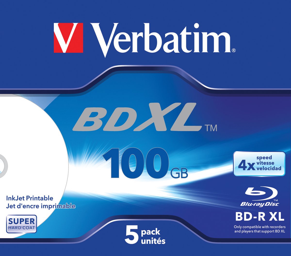 Verbatim Blu Ray Xl - 100 Gb 5PZ S 43789