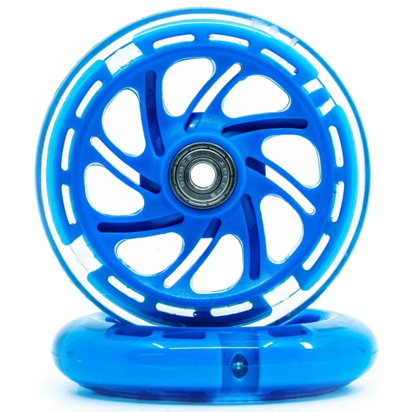 Sparkcykel Hjul Core LED 2-Pack (110mm - Blå)
