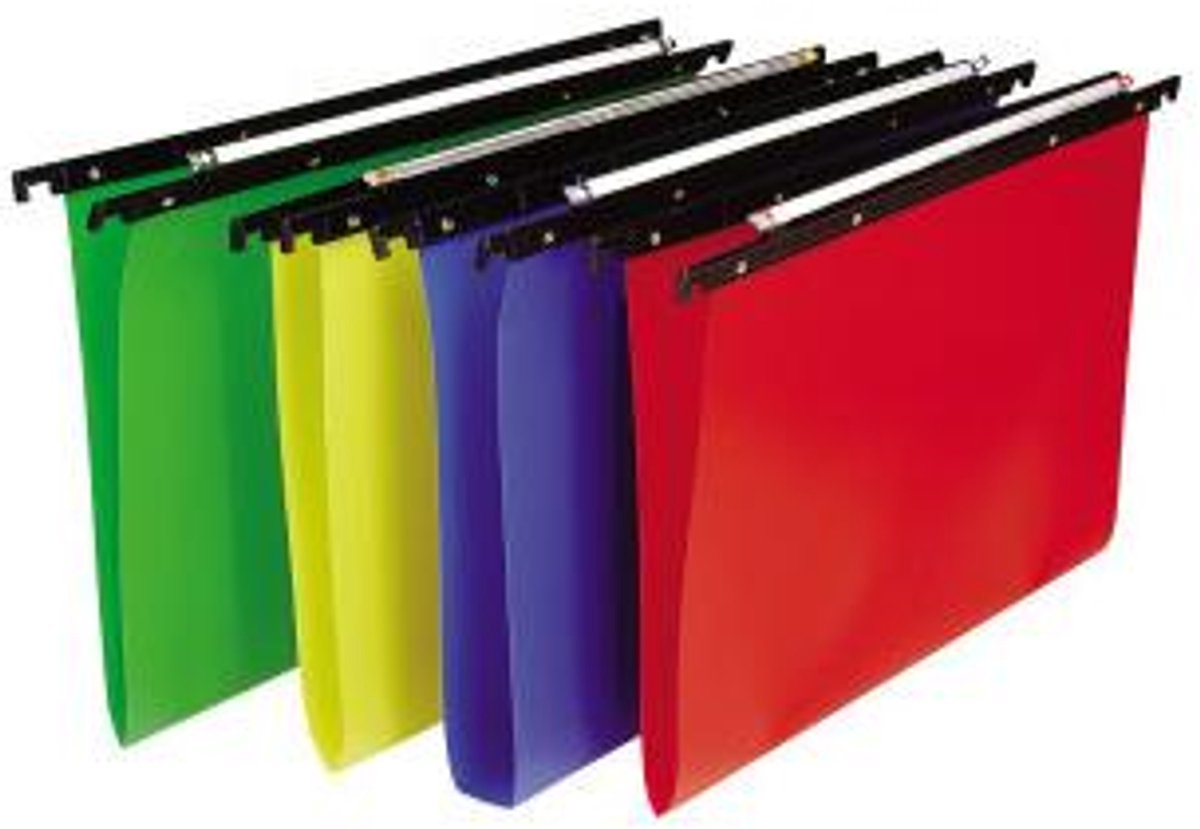 Bertesi CF25 Cartelle Sospese Cartesio Pp Interasse 39 Fondo U Colore Blu 500/395 3 -A3