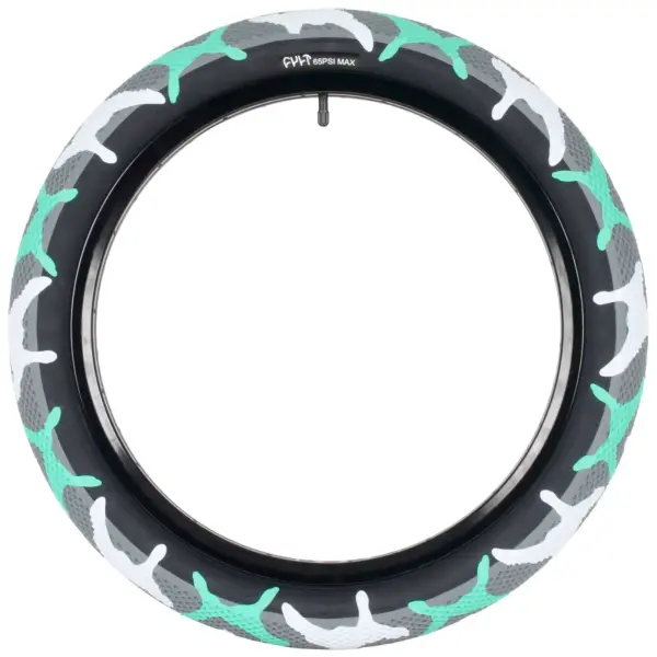 BMX Däck Cult x Vans Waffle 20" (2.4" - Teal Camo)