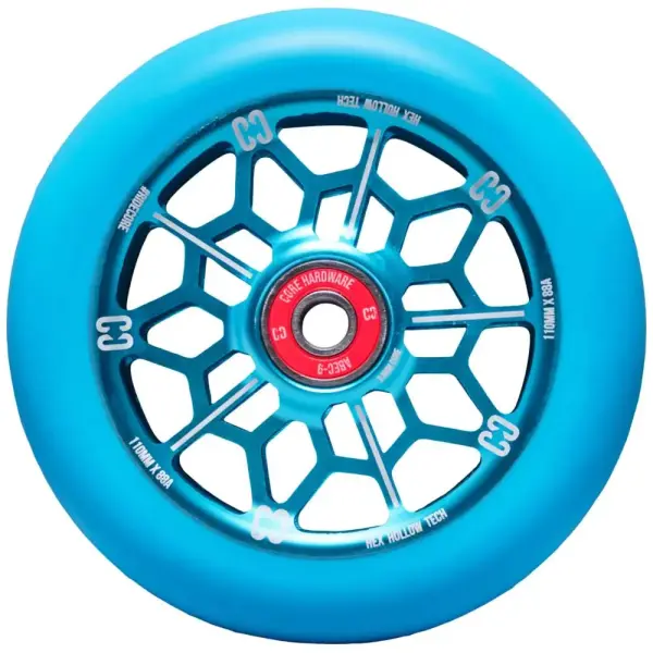 CORE Hex Hollow Sparkcykel Hjul (110mm - Mint)