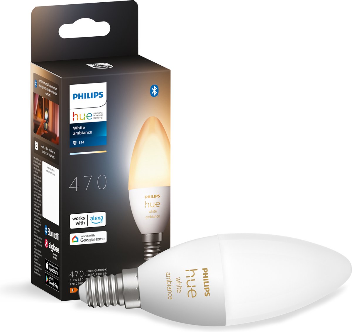 Philips Hue White Ambiance Lampadina E14 5. 929002294403