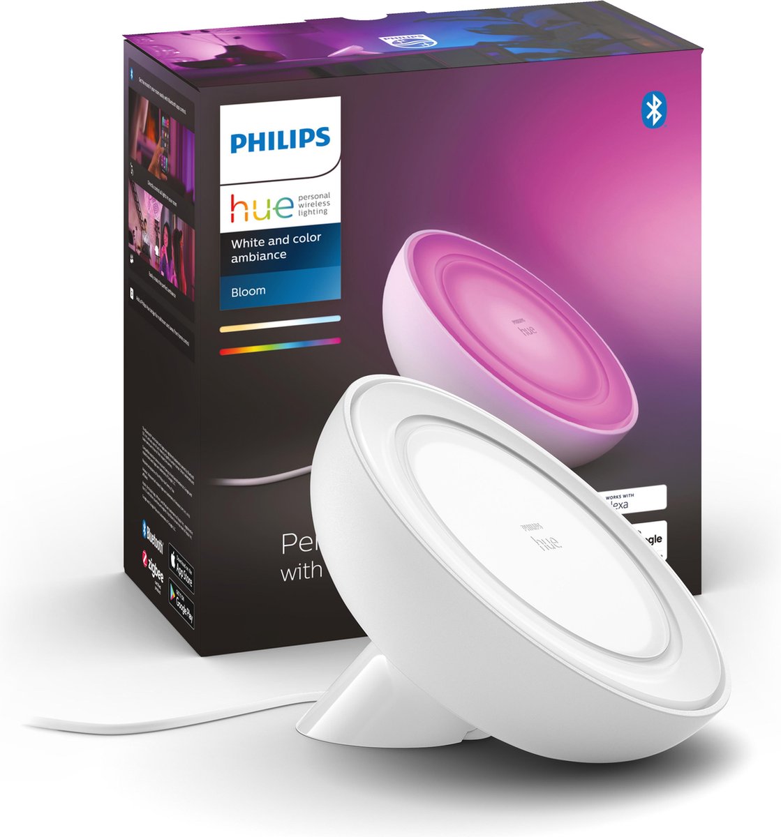 Philips Hue Bloom W C Amb Wireless White 929002375901