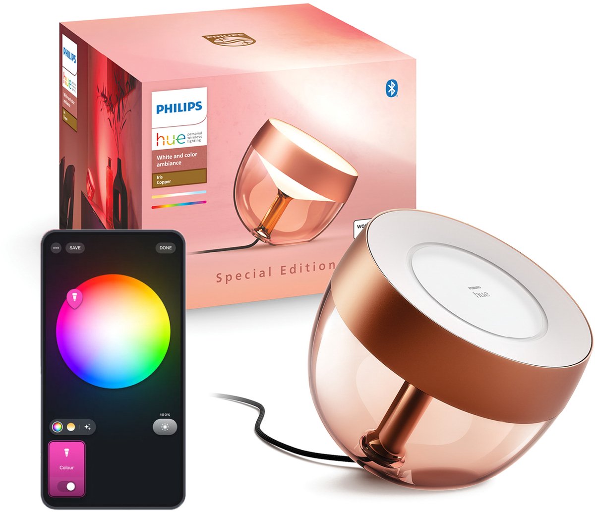 Philips Hue Iris Lampada Da Tavolo Rame In Edizione Speciale 929002376803