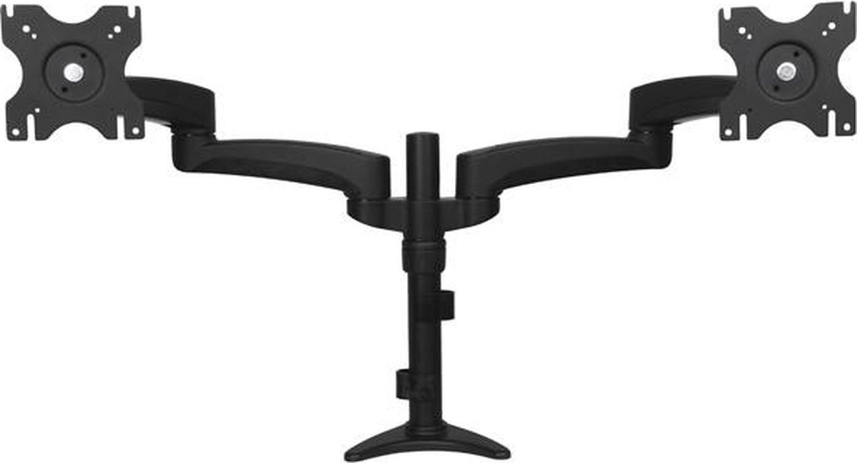 Startech Supporto Per Doppio Monitor LED Schermo Display -Braccio Con Staffe Regolabile Sistema Gestione Cavi E Altezza ARMDUAL