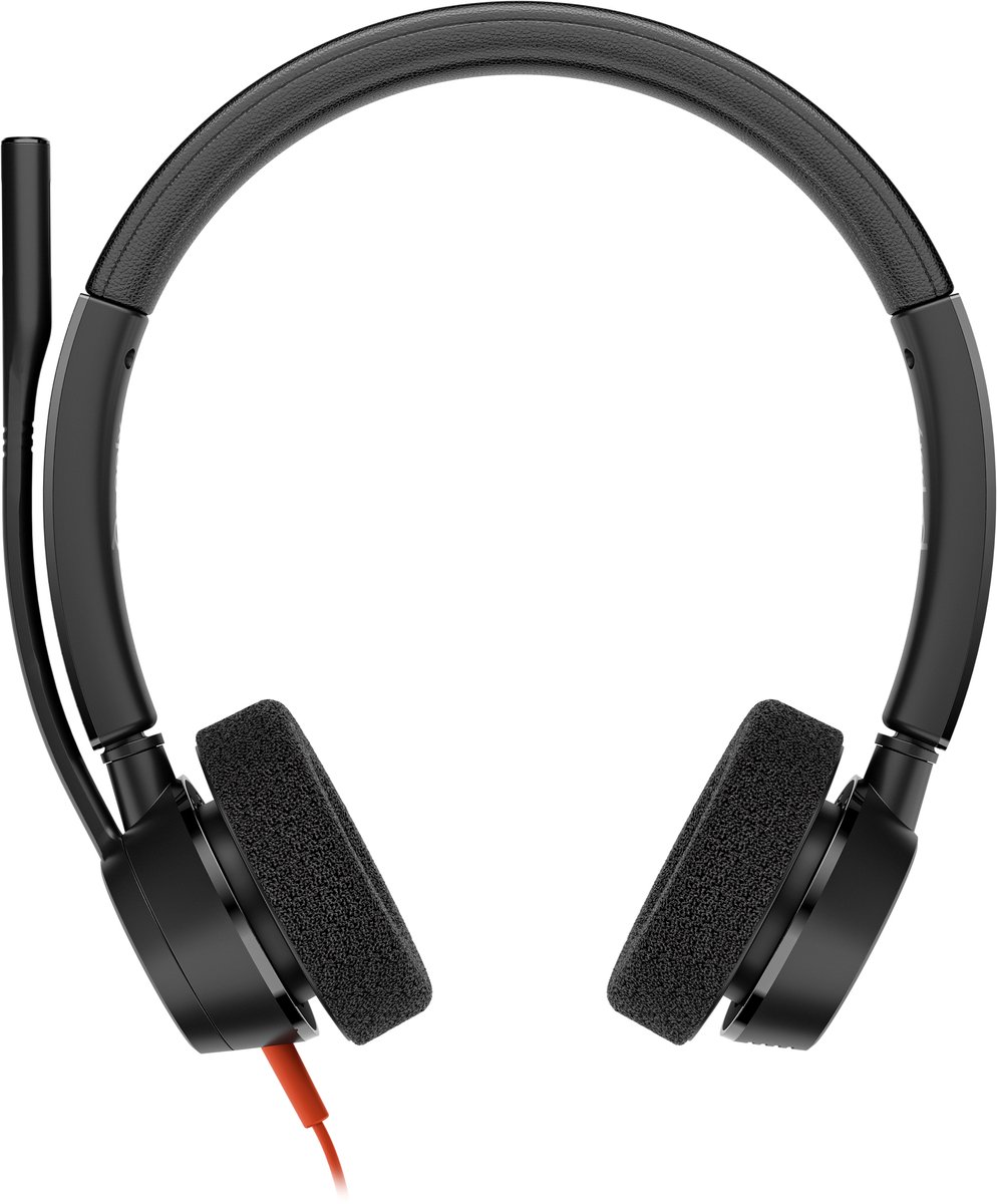 Poly Hp Blackwire 3325 Stereo Microsoft Teams Certified Usb-C Headset +3.5mm Plug +USB-C/A Adapter 8X222AA