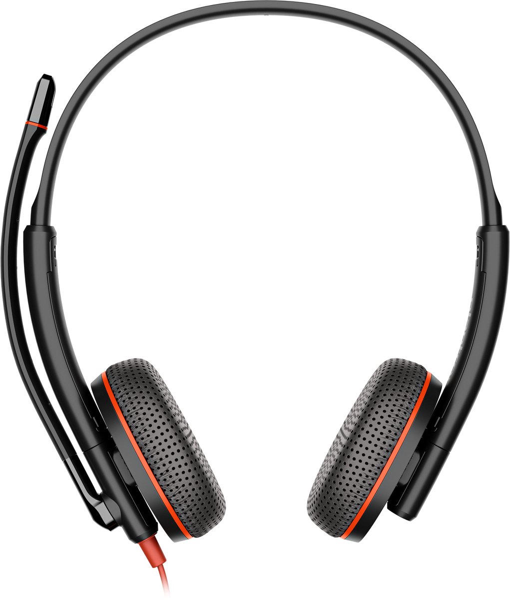 Poly Hp Blackwire 3225 Stereo Usb-C Headset +3.5mm Plug +USB-C/A Adapter 8X229AA