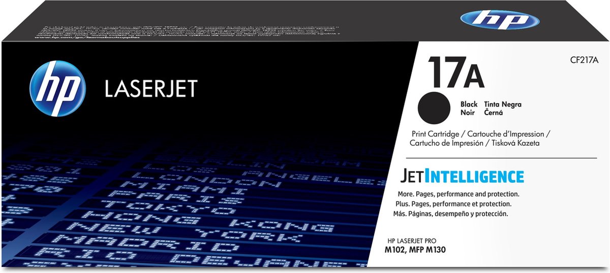 Hp 17A Black Original Laserjet Toner Cartridge (CF217A) CF217A