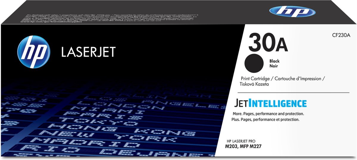 Hp 30A Black Original Laserjet Toner Cartridge (CF230A) CF230A