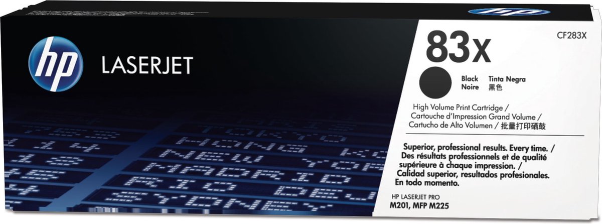 Hp 83X Black Laserjet Toner Cartridge (CF283X) CF283X