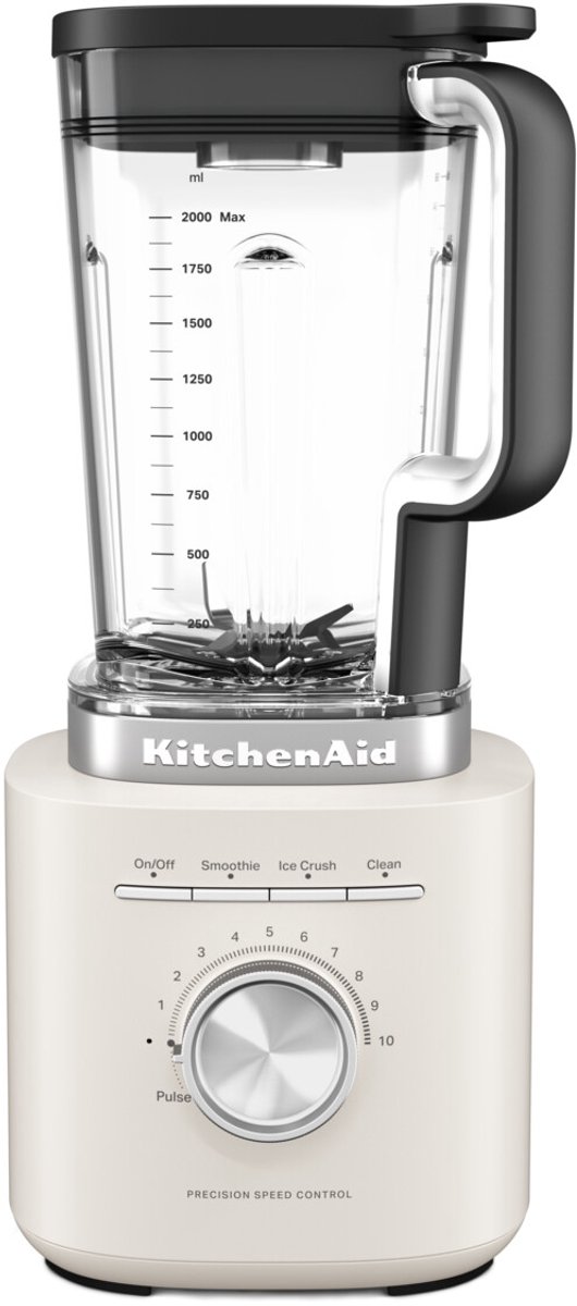 KitchenAid 5KSB2073EPL 2 L Batidora de vaso 1200 W Negro, Blanco