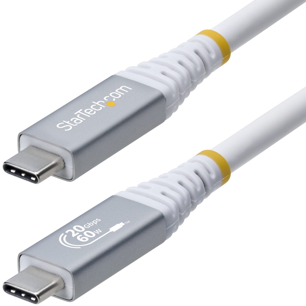 Startech Cavo USB4 Da 3m Usb-C Certificato Usb-If 20Gb Bianco CC3M20GUSB4CXW