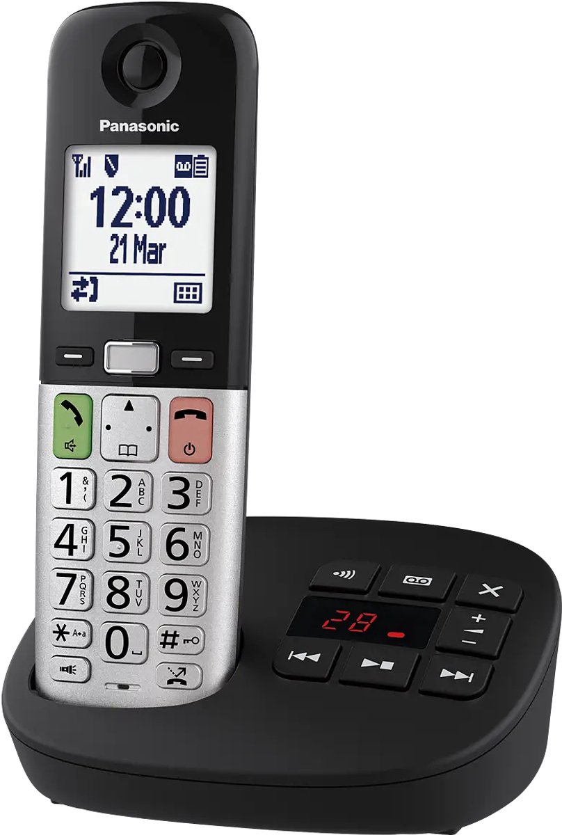 Panasonic Cordless TGU430 Tasti Grandi Segret KX-TGU430EXB