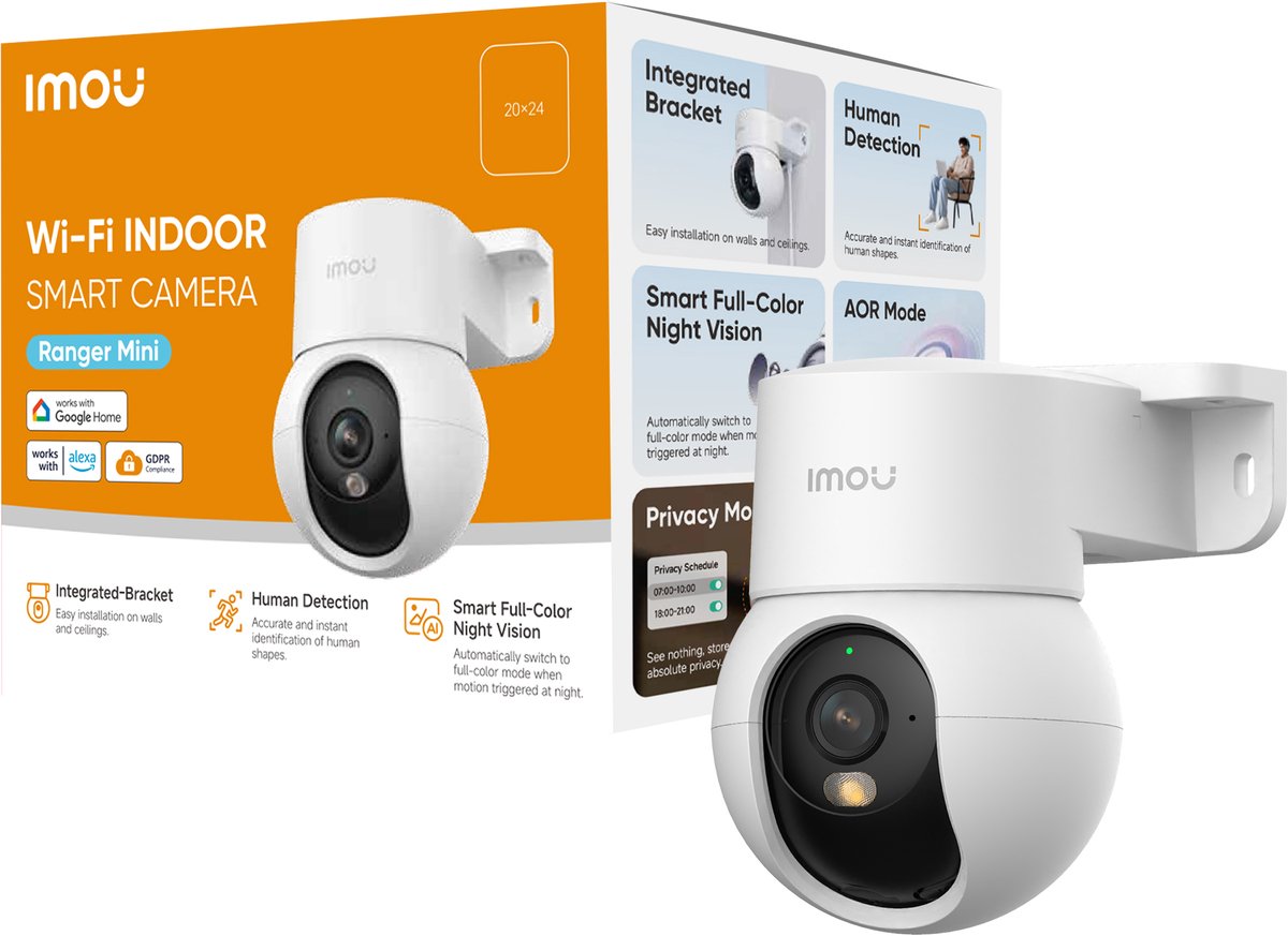 Imou Pt Dome IP/WI-FI 5 Mp 3.6 Mm Ir Mic IPC-K2MP-5H1WE