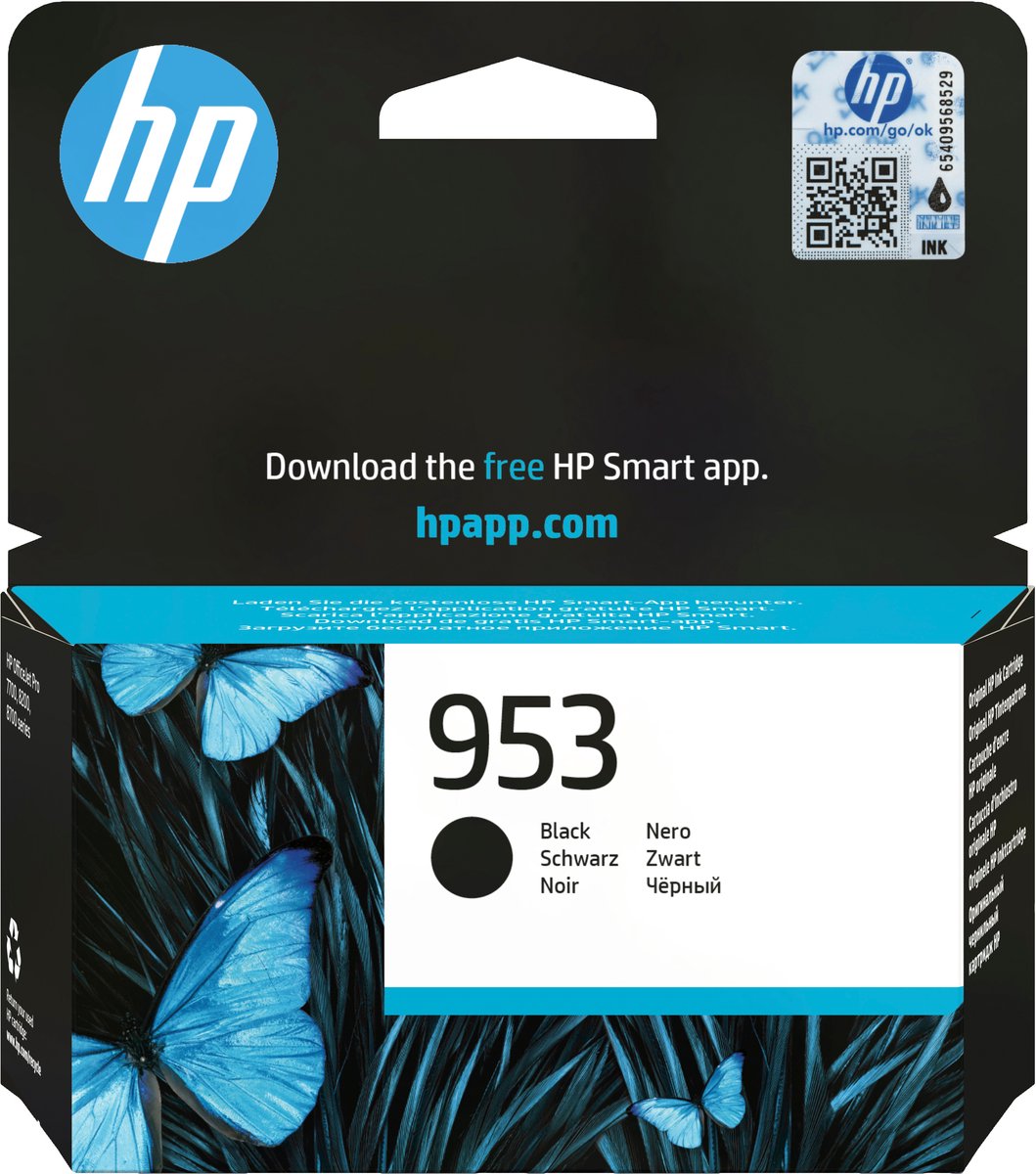 Hp 953 Black Original Ink Cartridge L0S58AE#LS1