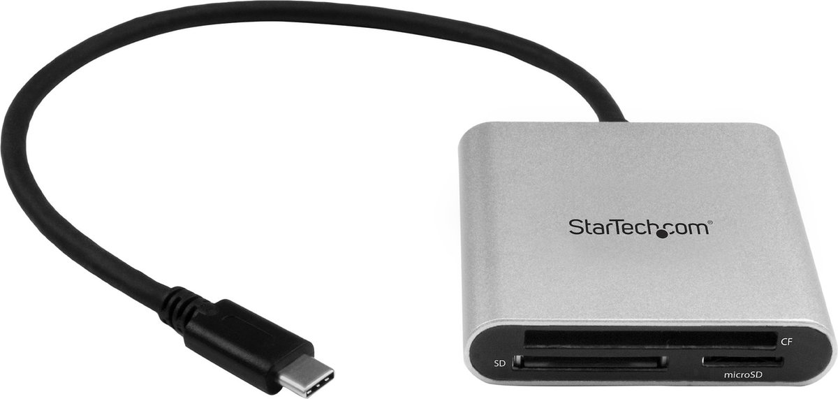 Startech Lettore Multischede Esterno Per Flash Card SD/MMC/CF USB 3.1 ( Tipo-C ) Gen 1 (5Gbps) FCREADU3C
