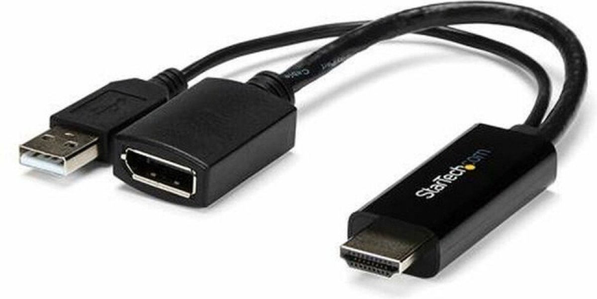 Startech Adattatore/Convertitore Hdmi A Dp Alimentato Via USB - 4K HD2DP