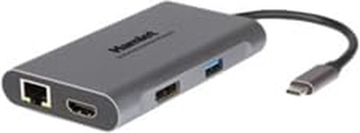 Hamlet Docking Station Usb-C Power Delivery 85W - 3 X USB 3.0 + LAN Hdmi Dp HDKC-PD400D