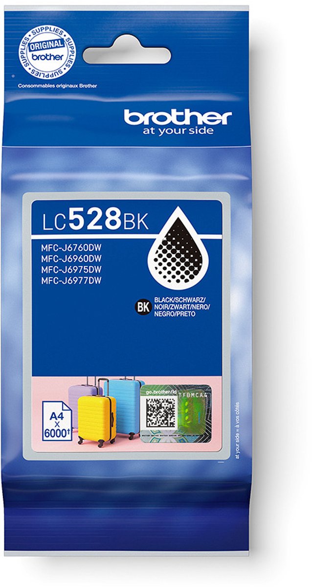 Brother Cartuccia Da 6.000 Pagine Nero X MFCJ6760DW E MFCJ6960DW LC528BK