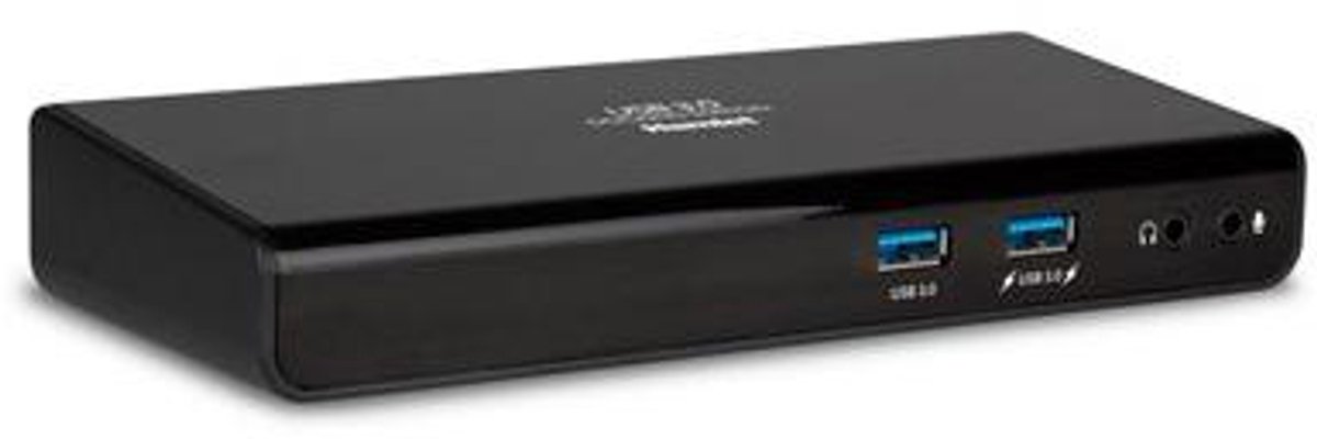 Hamlet Docking Station Per Espansione Notebook USB 3.0 Dual Display Dvi Hdmi - Hub USB 6 Porte LAN Audio 2.1 HDOCKS300