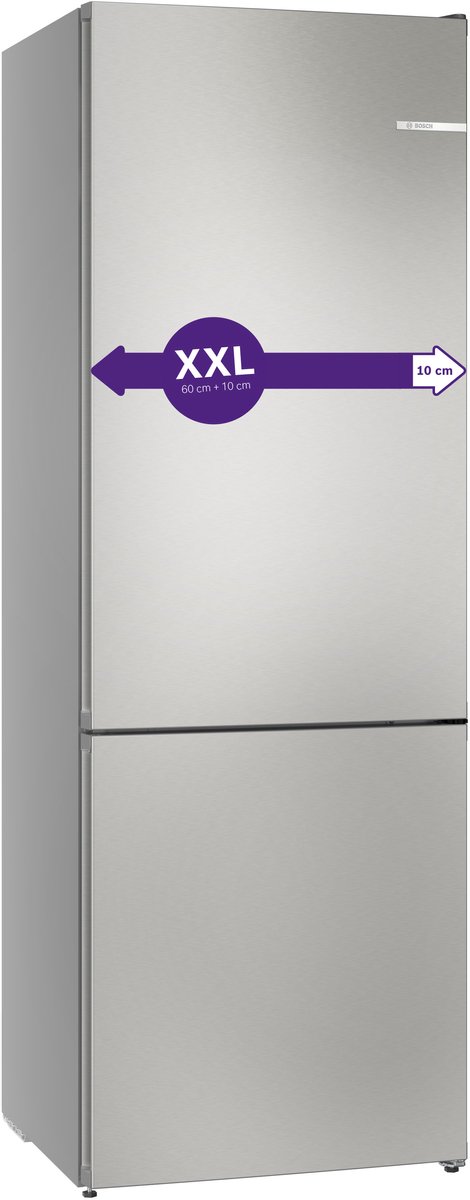 Frigorifero Bosch Combi 203X70 A Tnf Acciaio Anti Impronta KGN492IAF