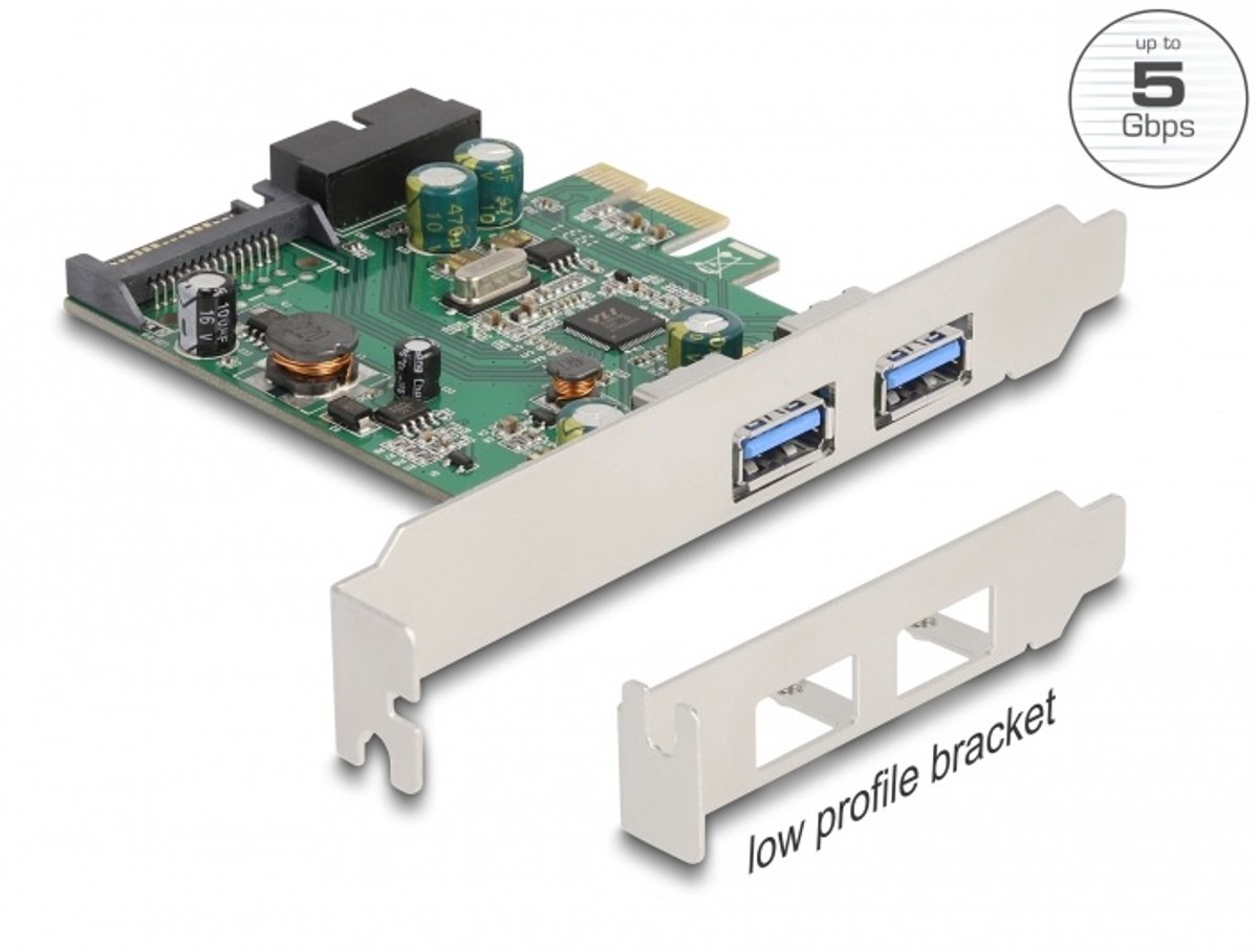 DeLOCK 90096 tarjeta y adaptador de interfaz Interno USB 3.2 Gen 1 (3.1 Gen 1)
