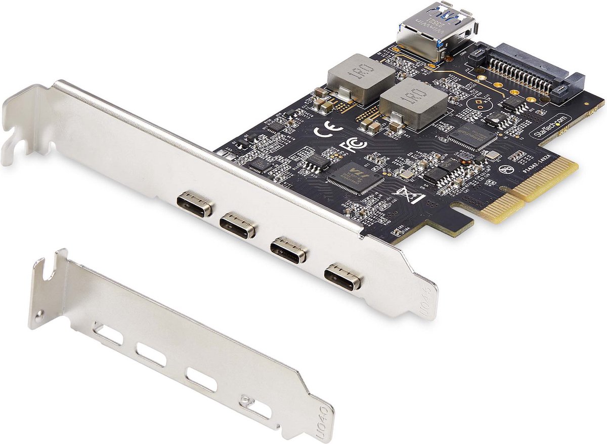 Startech Scheda Pcie USB A 5 Porte USB 3.2 10GBPS 4X USB-C/1X Usb-A PS4C3IA3-USB-C-CARD