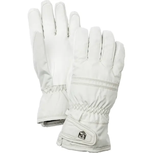 Handskar Hestra Primaloft Leather Dam (5 - Ivory/Offwhite)