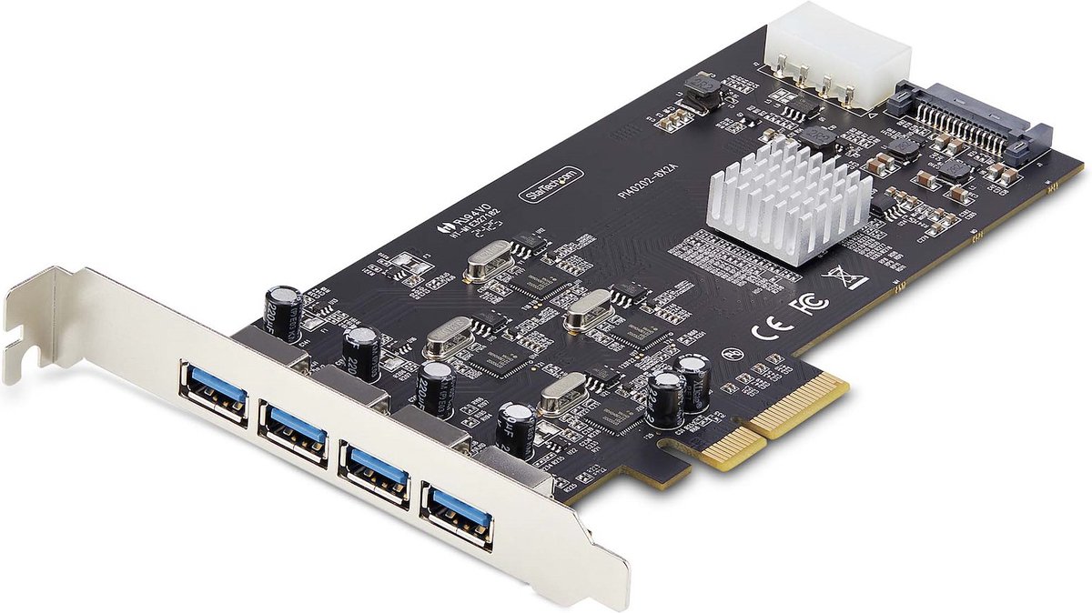 Startech Scheda Pcie Usb-A A 4 Porte USB 3 2 5 Gbps P5Q4A-USB-CARD