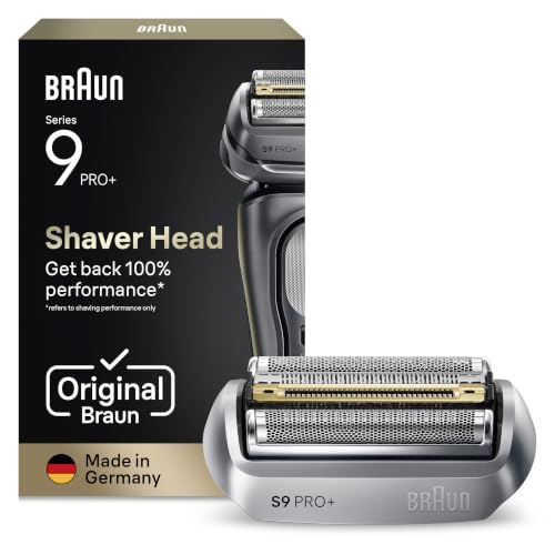 Braun Series 9 Pro+ Recambio para Afeitadora Eléctrica Hombre, 96M, Plata