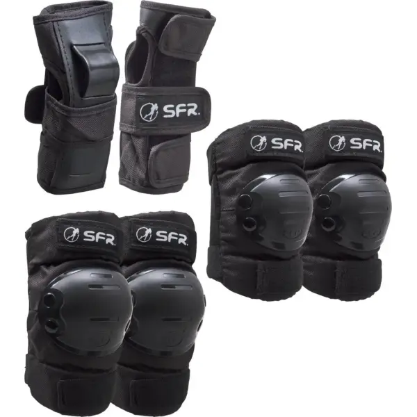 Skyddsset Barn SFR Youth Ramp 3-Pack (S - Svart)
