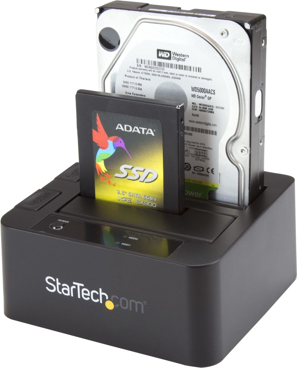 Startech Docking Station USB 3.0 Per Doppio HDD SATA/eSATA SSD Con Uasp - USB3.0 Disco Rigido 2.5/3.5 (6.4cm/8.9cm) SDOCK2U33EB