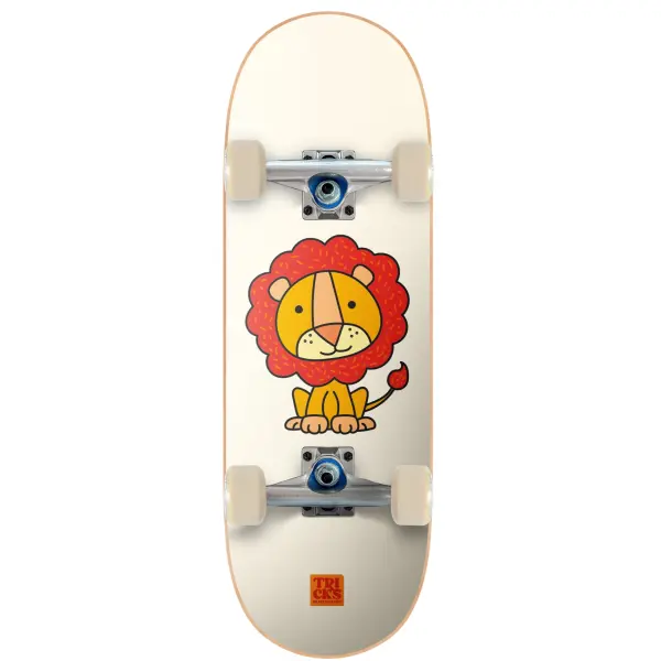 Skateboard Barn Tricks Lion Soft Top (7.87" - Vit)