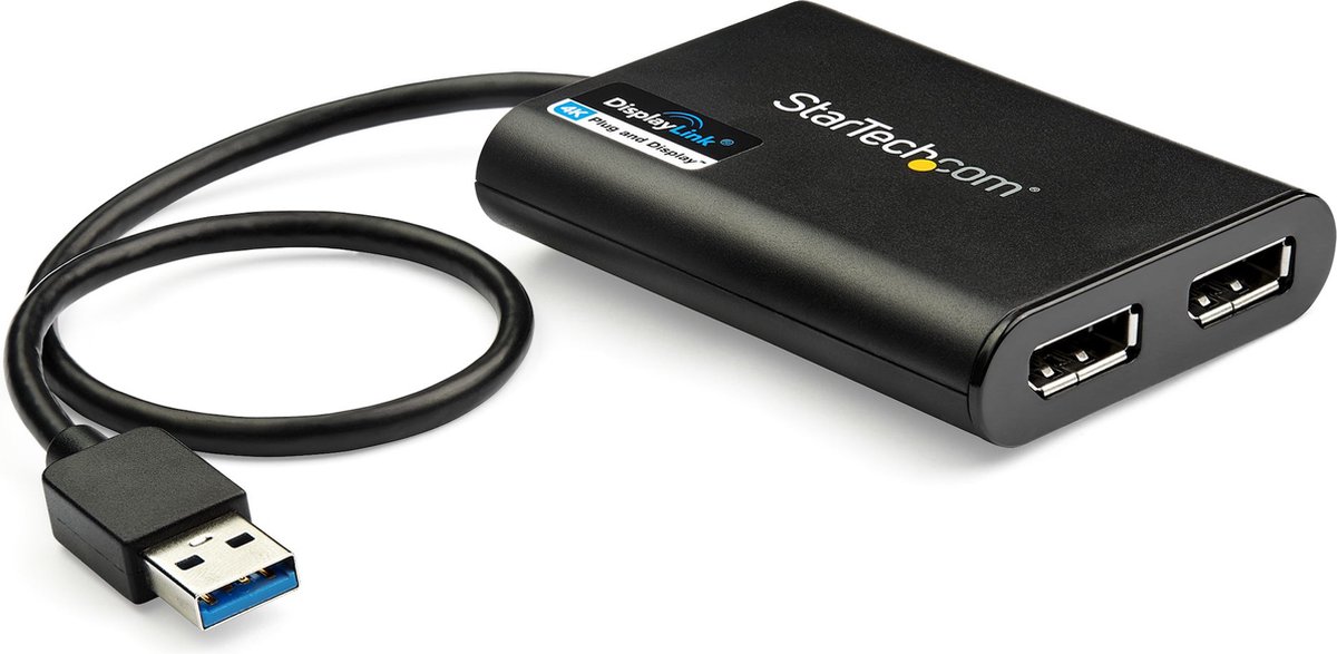 Startech Adattatore USB A Due Displayport - 4K 60 Hz USB 3.0 (5 Gbps) Dual USB32DP24K60
