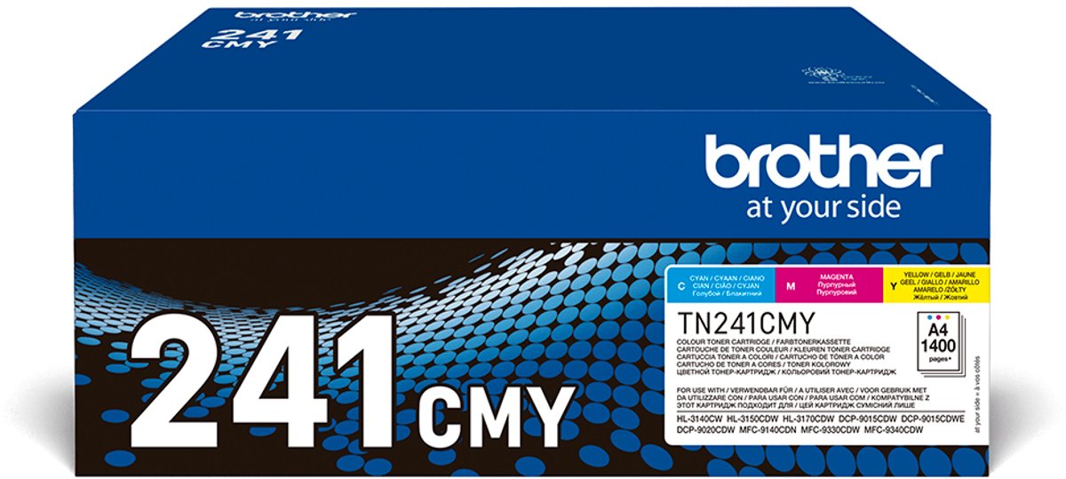 Brother Bundle Composto Da 3 Toner (ciano Magenta Giallo) 1.400 Pagine TN241CMY