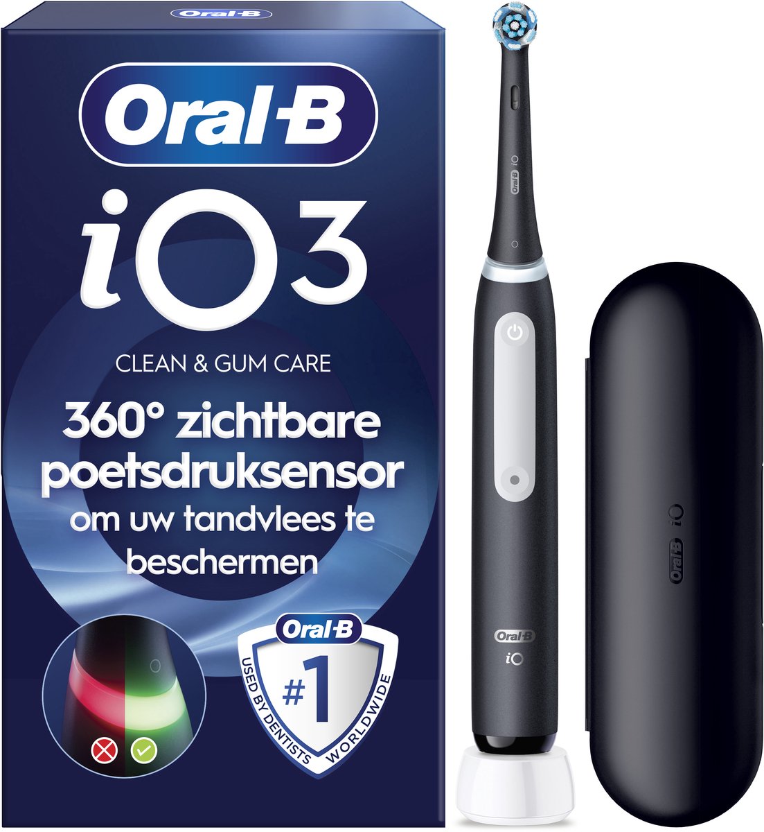 Oral-B iO Series 3 - Cepillo de dientes eléctrico, color negro